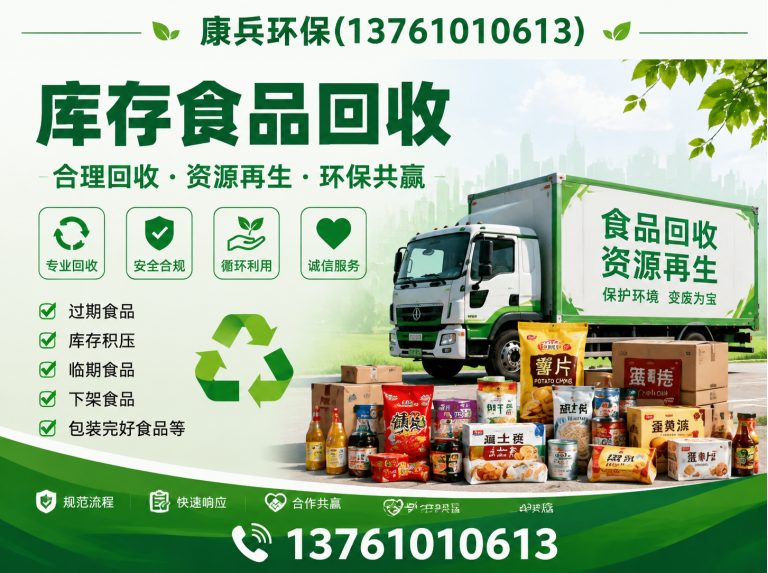 奉贤区库存食品回收展示图
